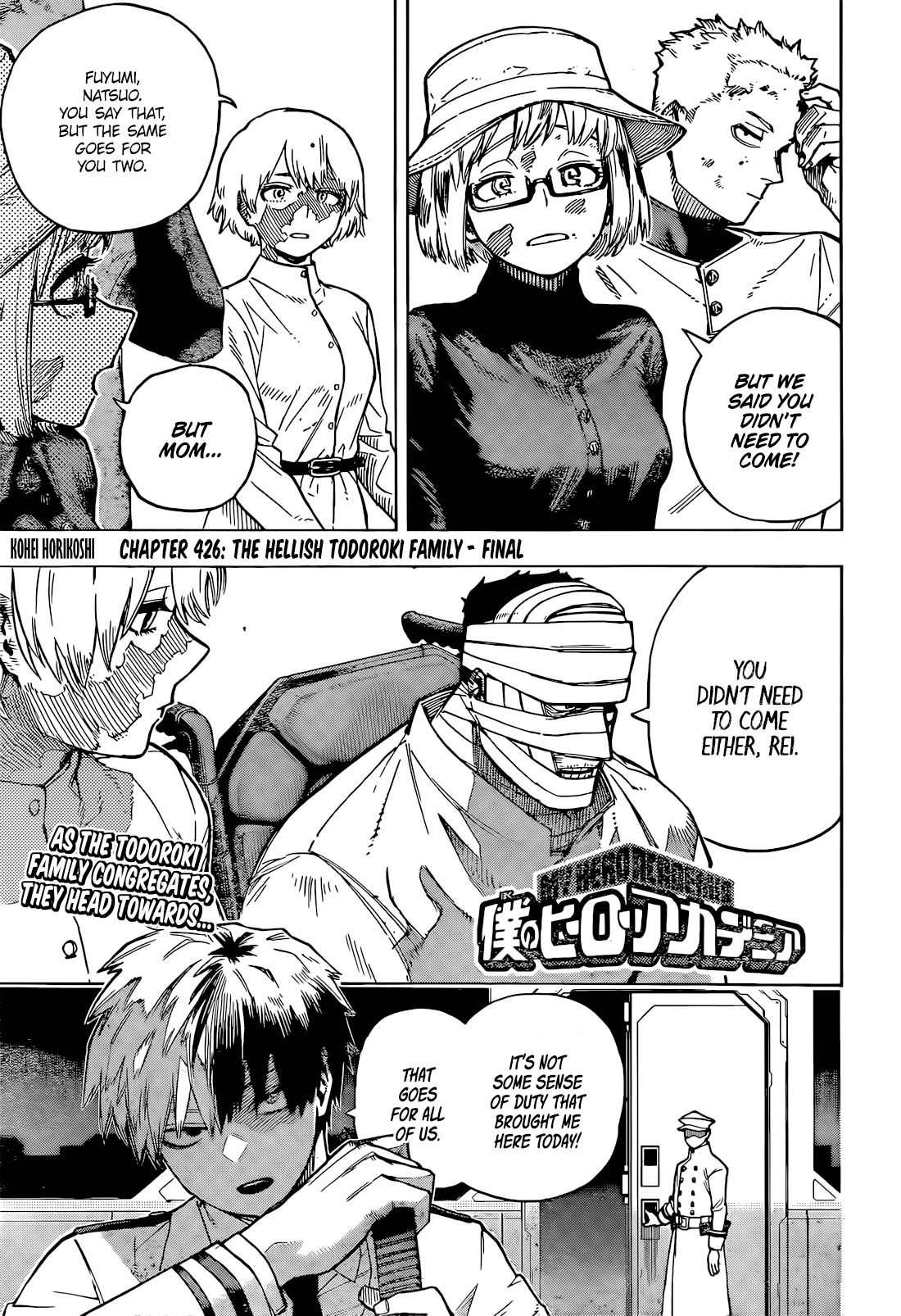 Boku no Hero Academia chapter 455 page 1