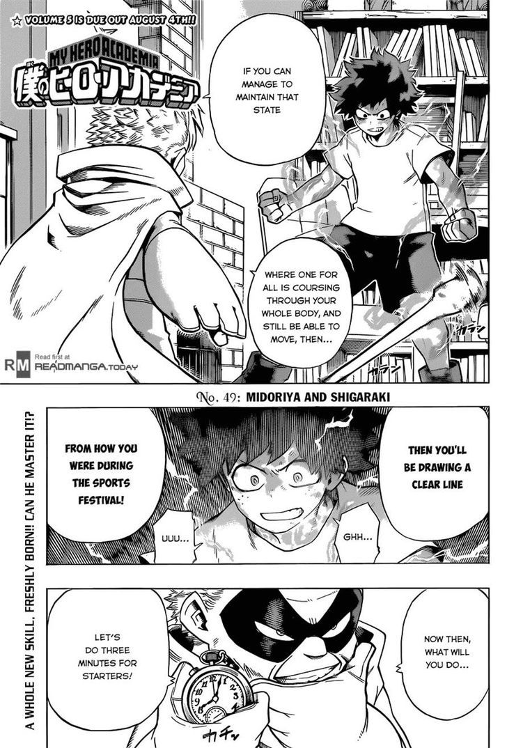 Boku no Hero Academia chapter 58 page 1
