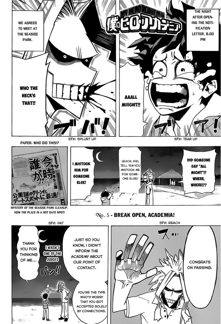 Boku no Hero Academia chapter 6 page 4