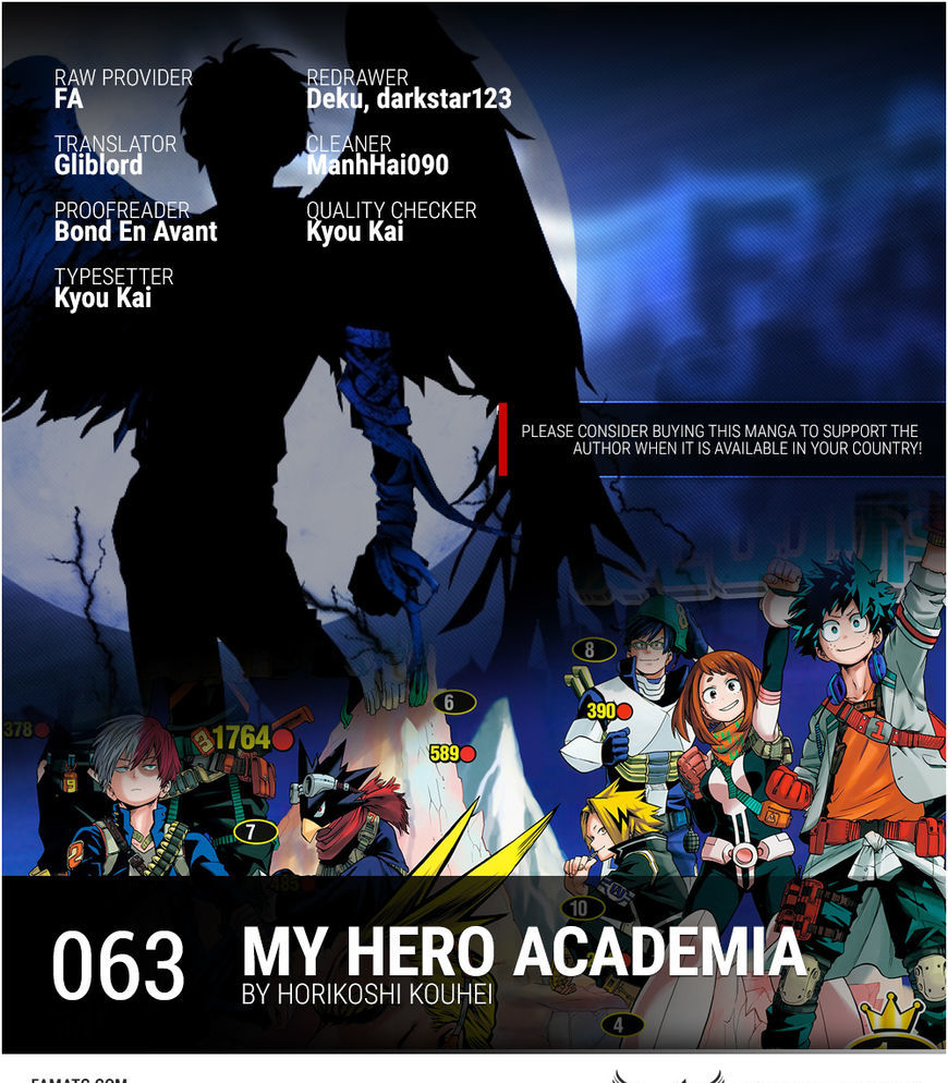 Boku no Hero Academia chapter 75 page 1