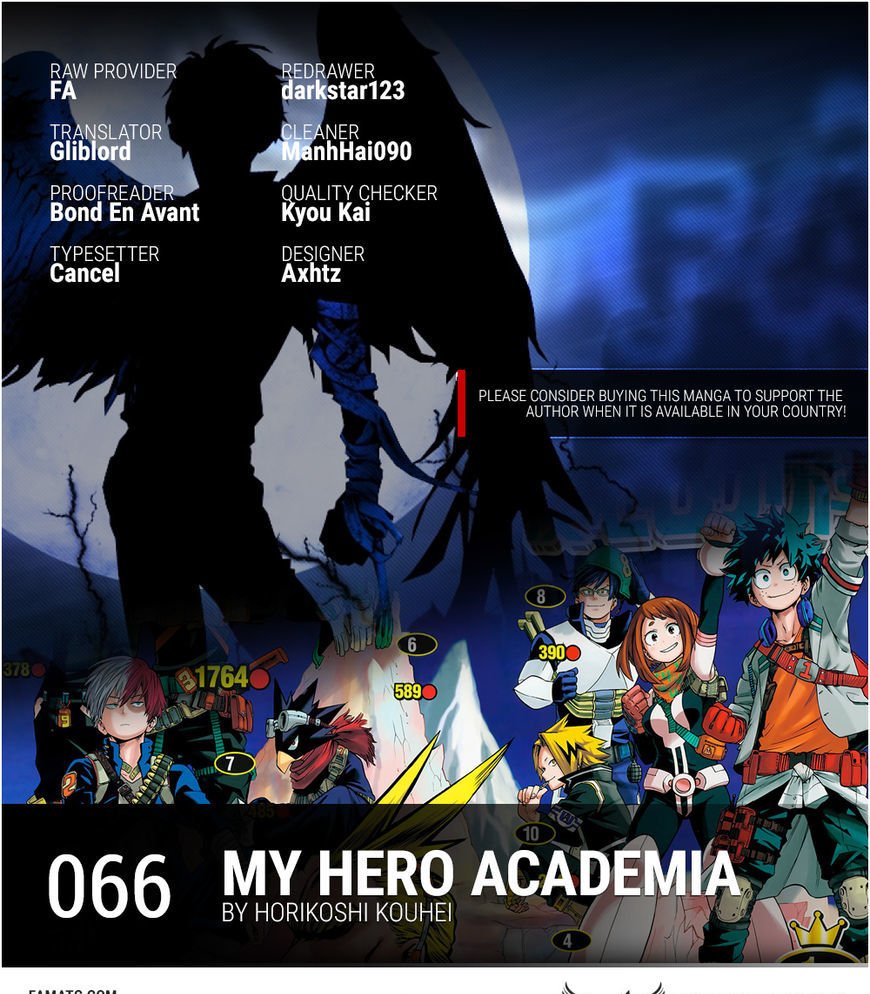Boku no Hero Academia chapter 78 page 1