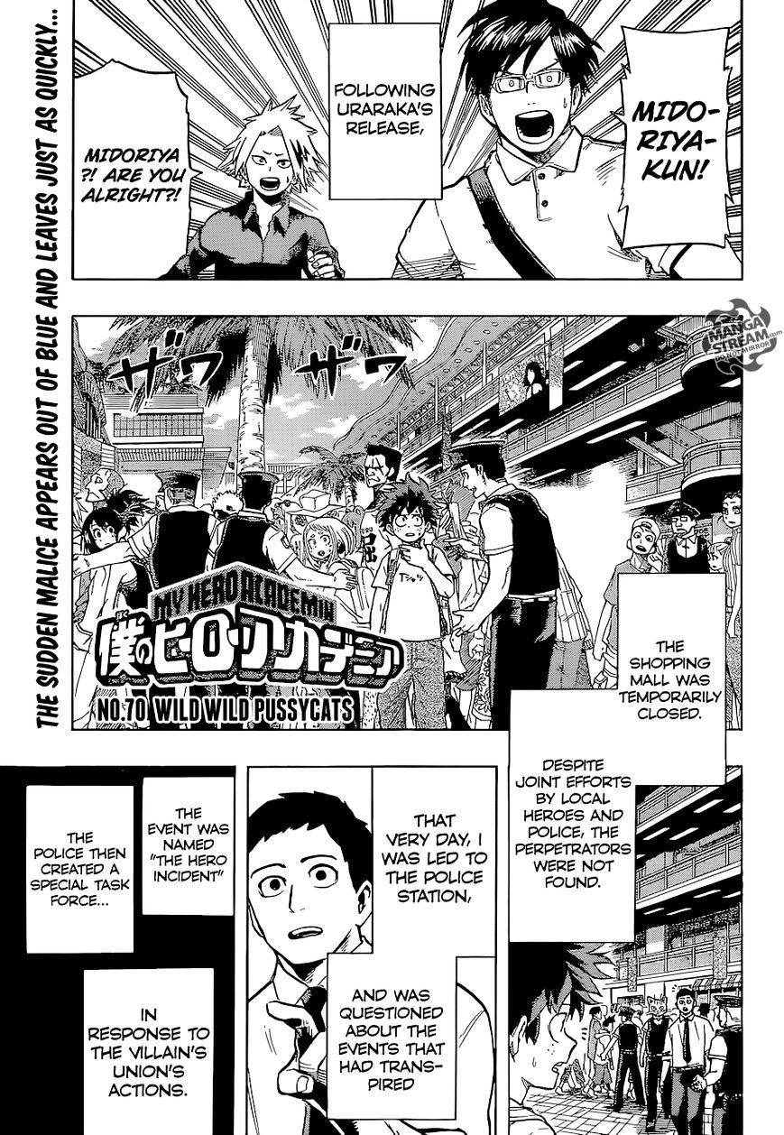 Boku no Hero Academia chapter 82 page 1