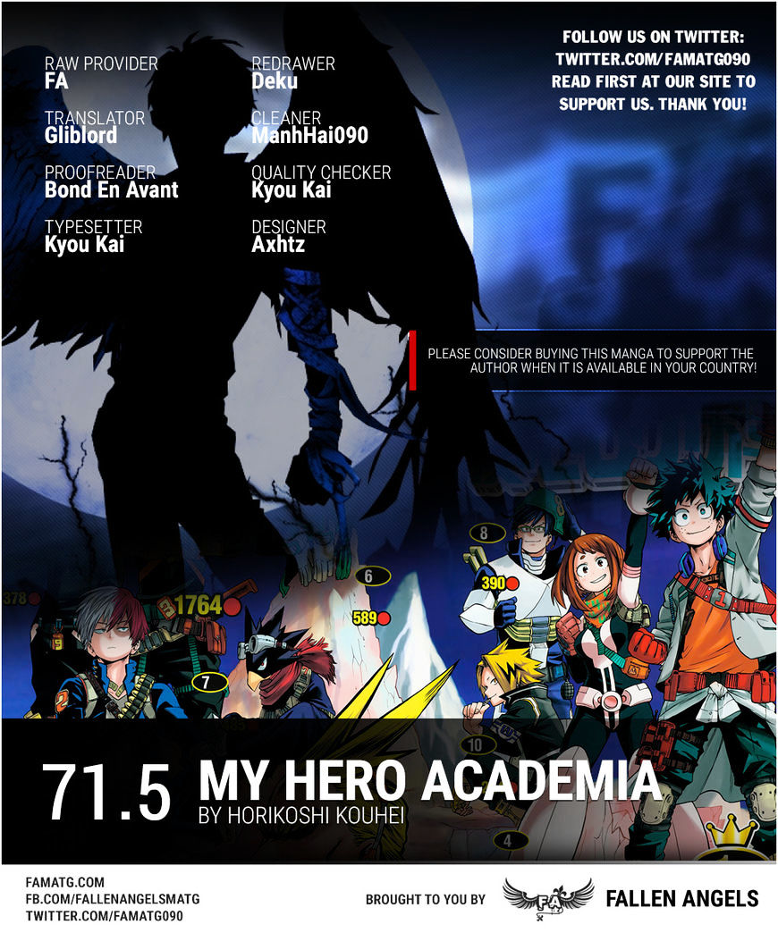 Boku no Hero Academia chapter 84 page 1