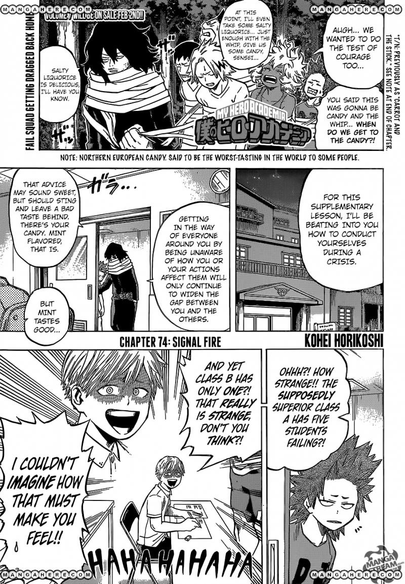 Boku no Hero Academia chapter 87 page 1