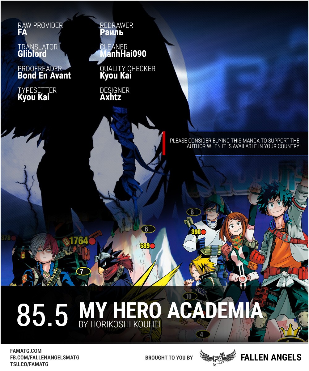Boku no Hero Academia chapter 100 page 1