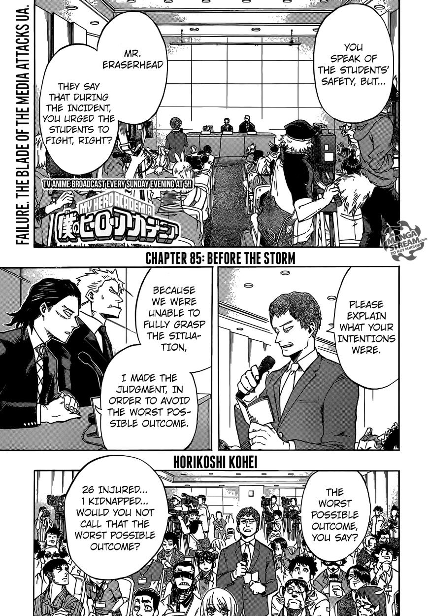 Boku no Hero Academia chapter 101 page 1