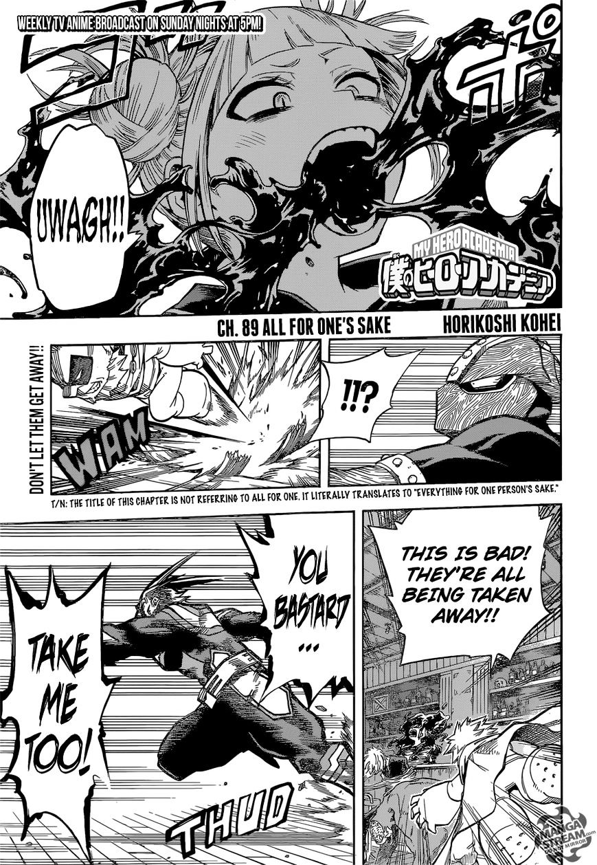 Boku no Hero Academia chapter 104 page 1