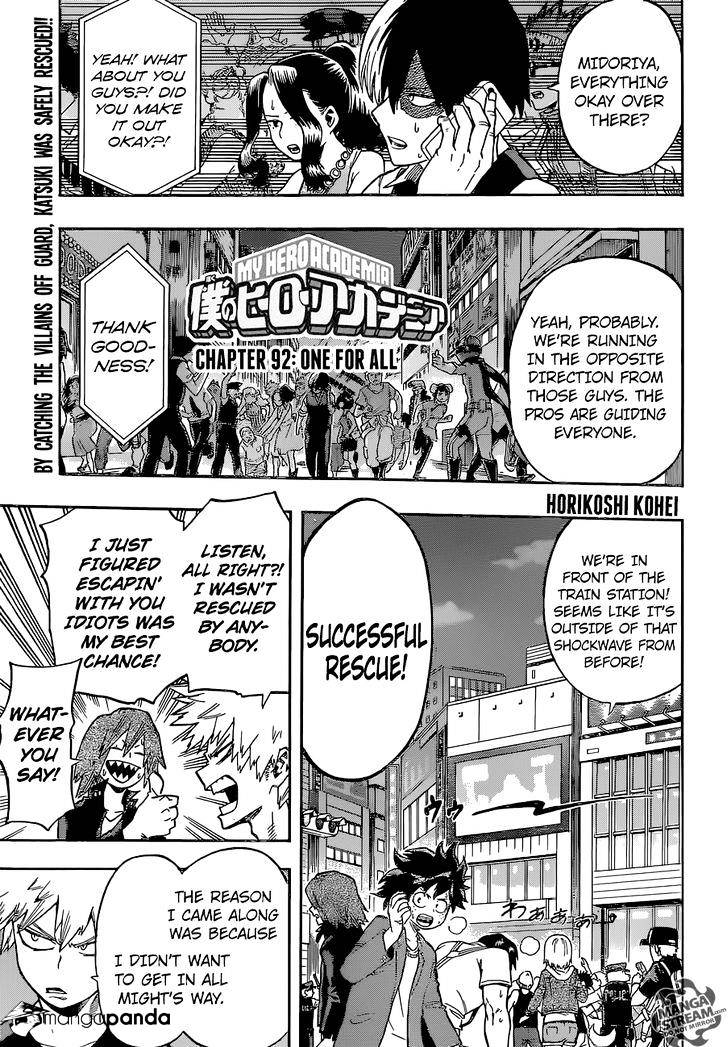Boku no Hero Academia chapter 108 page 1
