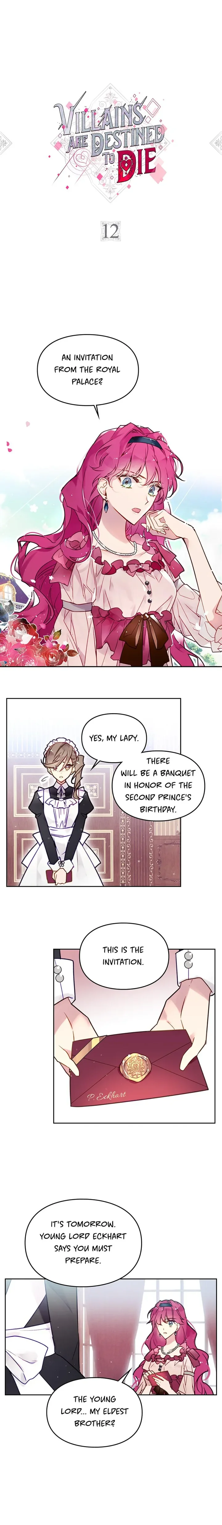 Death Is the Only Ending for the Villainess chapter 12 page 1