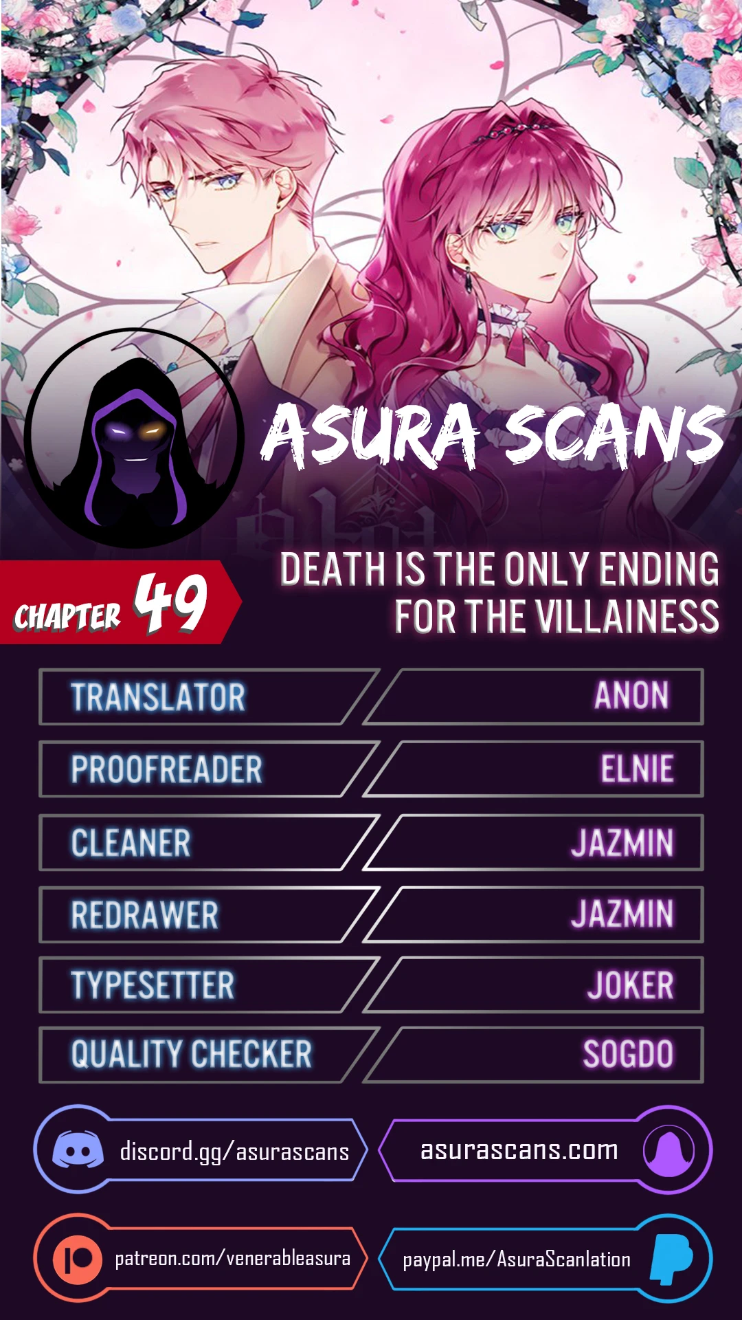 Death Is the Only Ending for the Villainess chapter 49 page 1