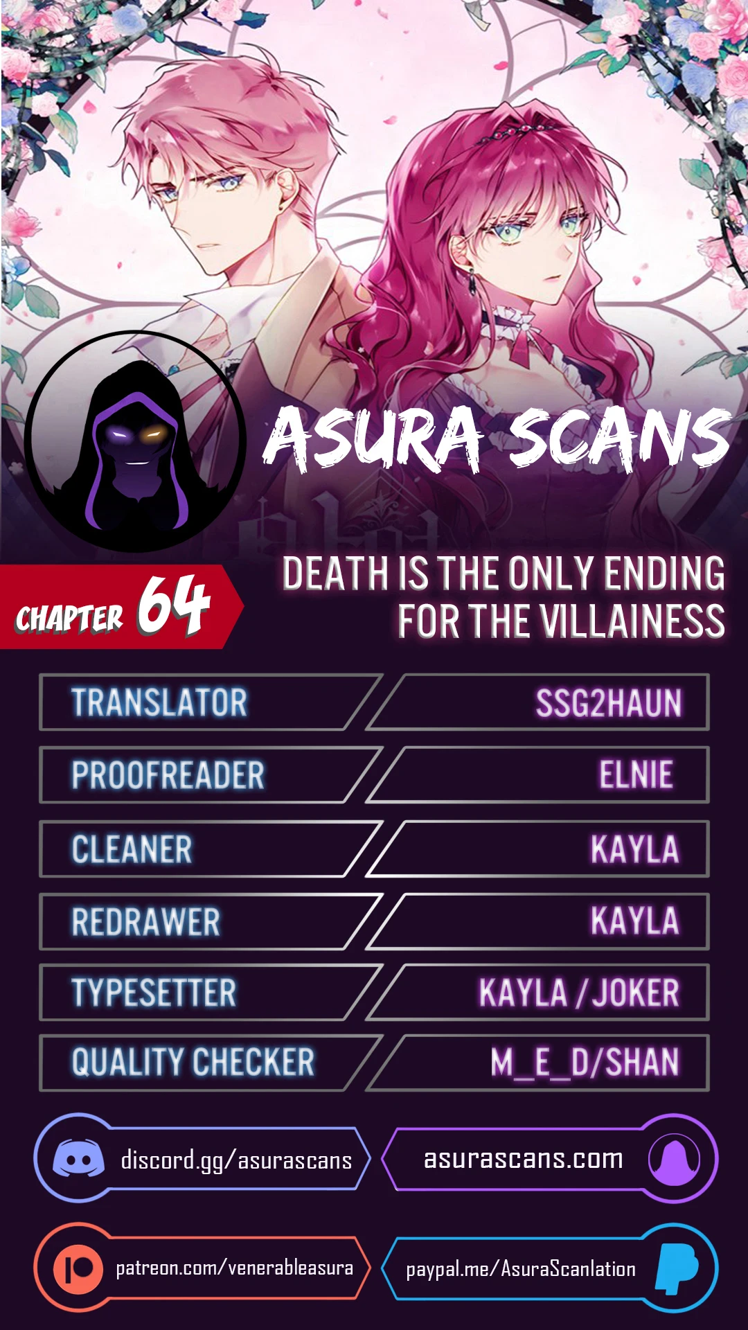 Death Is the Only Ending for the Villainess chapter 64 page 1