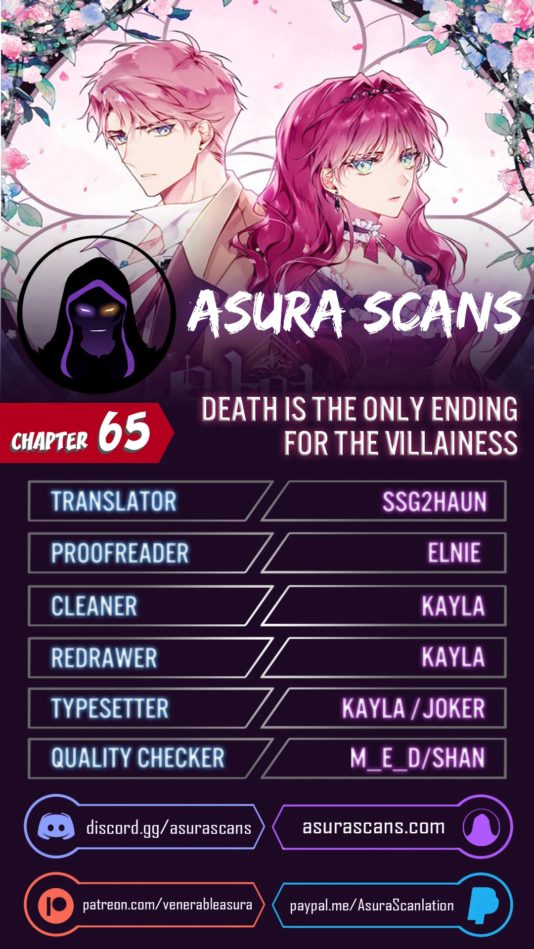 Death Is the Only Ending for the Villainess chapter 65 page 1