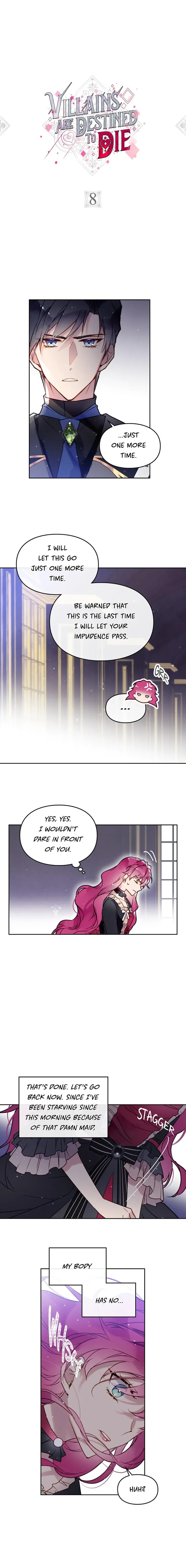 Death Is the Only Ending for the Villainess chapter 8 page 1