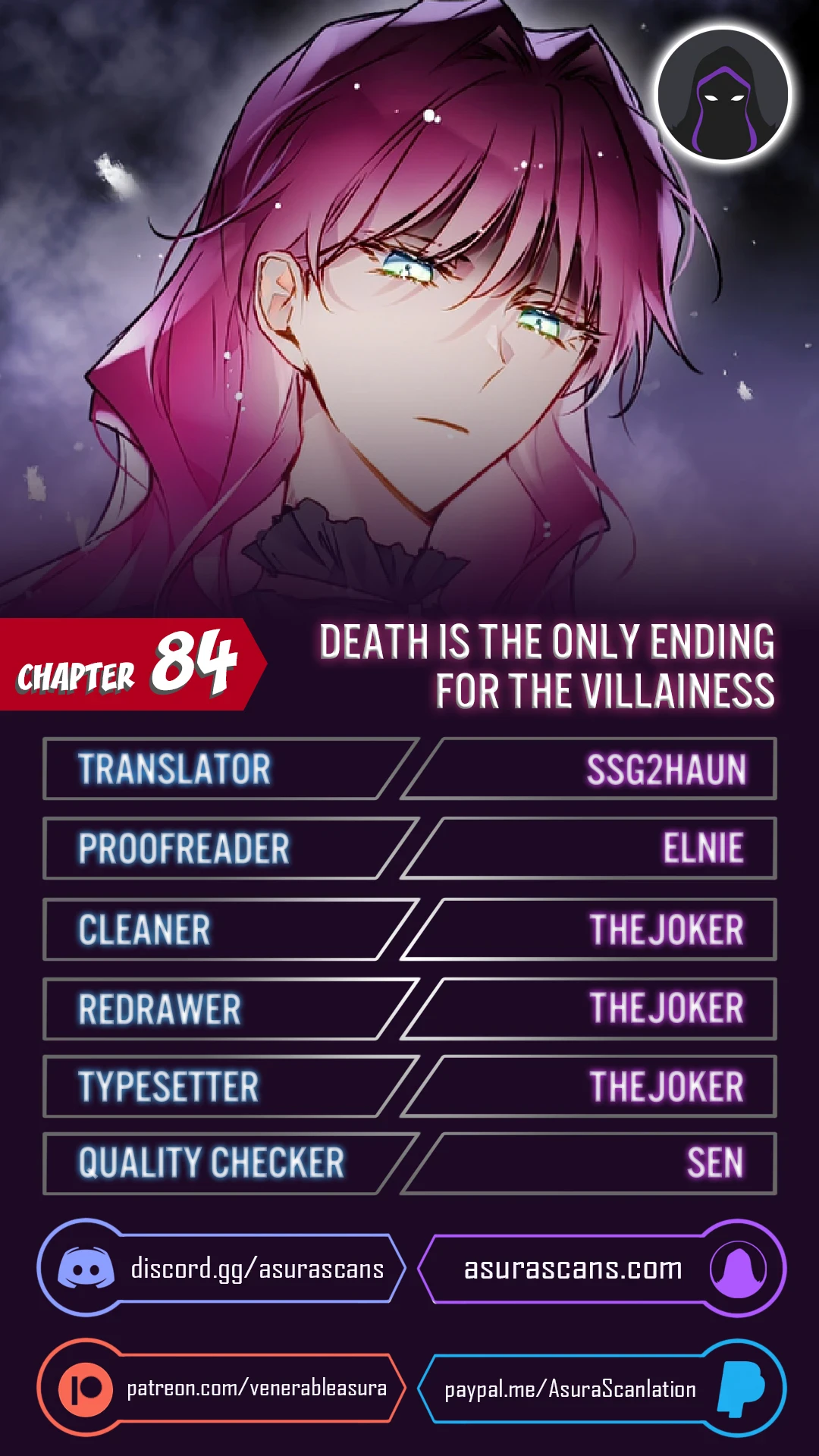 Death Is the Only Ending for the Villainess chapter 84 page 1