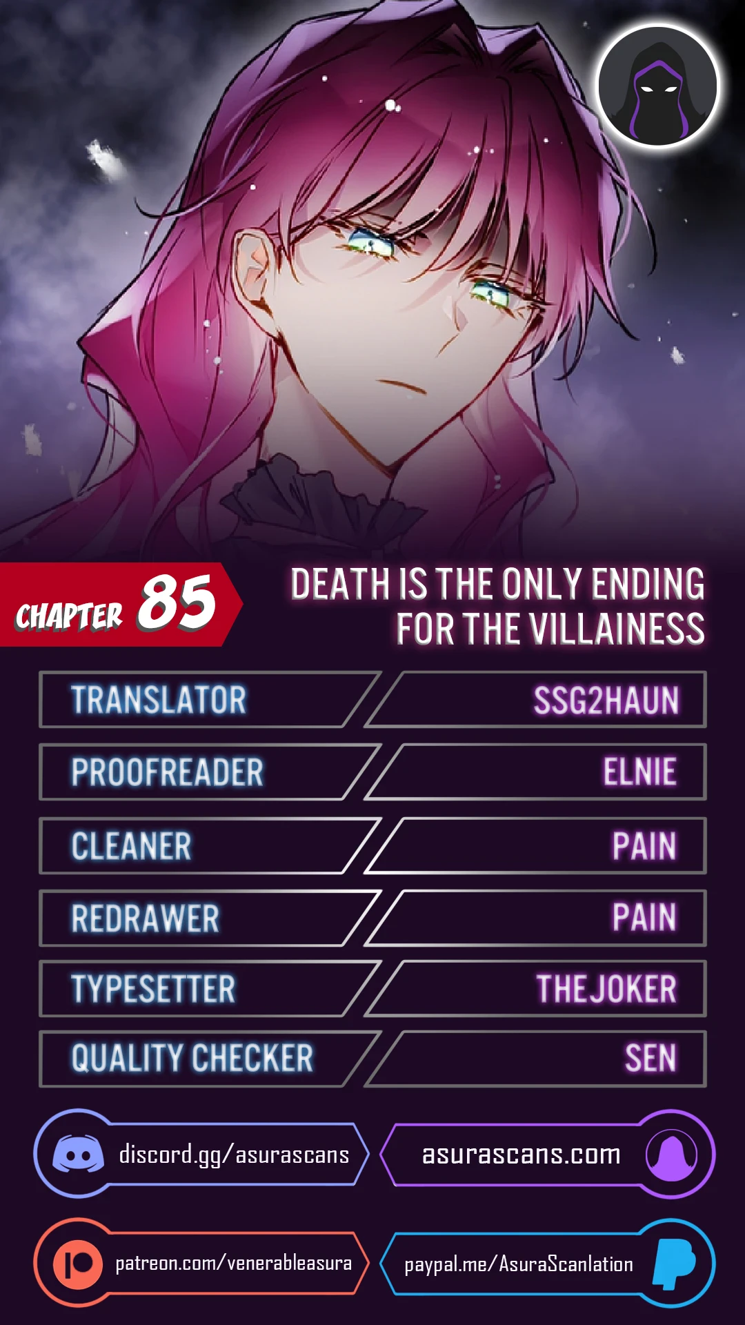 Death Is the Only Ending for the Villainess chapter 85 page 1