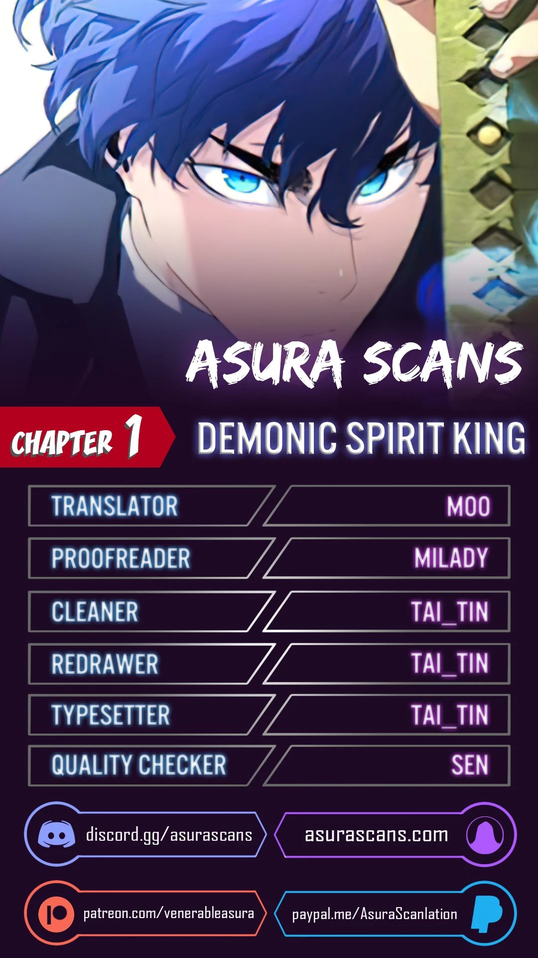 Demonic Spirit King chapter 1 page 1