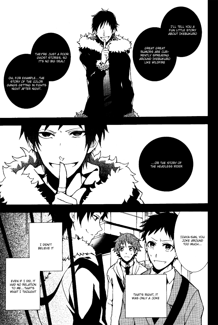 Durarara!! - 3 Way Standoff - Alley Chapter 1 page 4