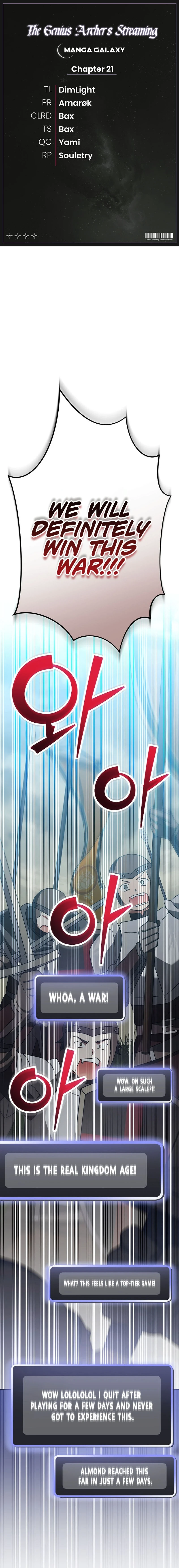 Genius Archer's Streaming chapter 21 page 1