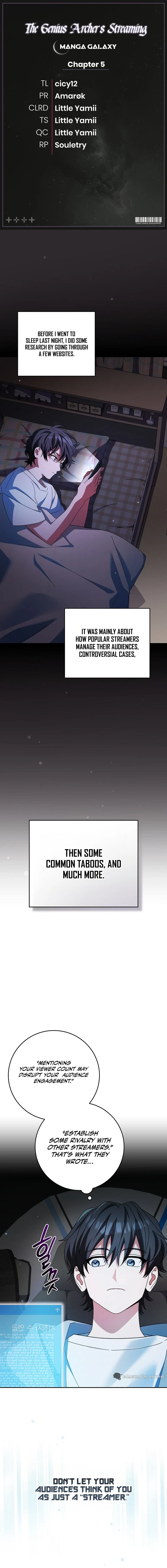 Genius Archer's Streaming chapter 5 page 1