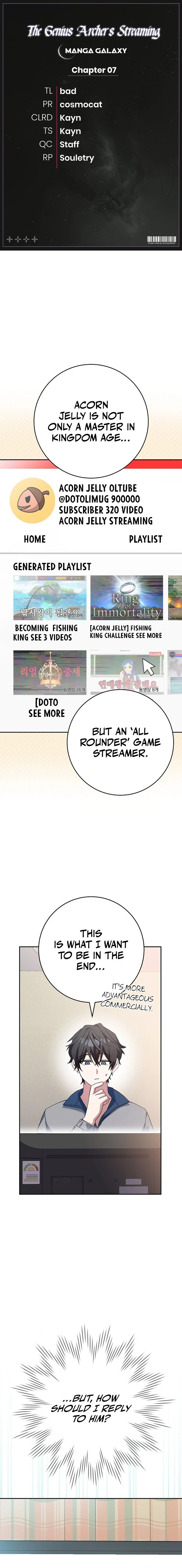 Genius Archer's Streaming chapter 7 page 1
