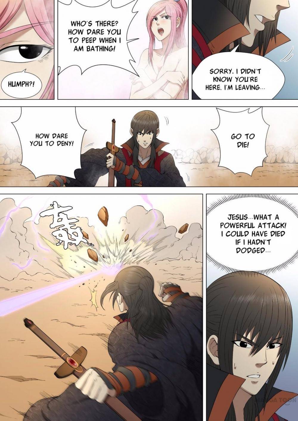 God of Martial Arts chapter 9 page 1
