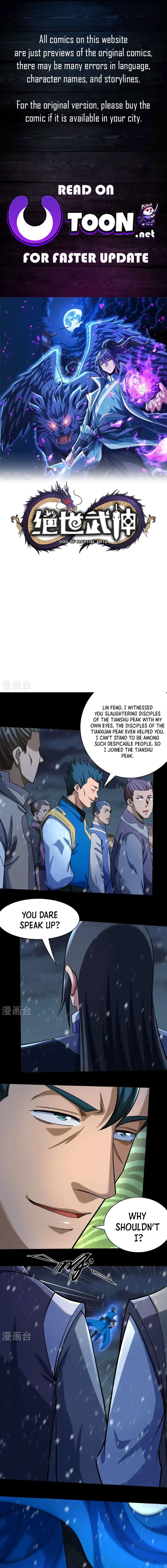 God of Martial Arts chapter 1001 page 1