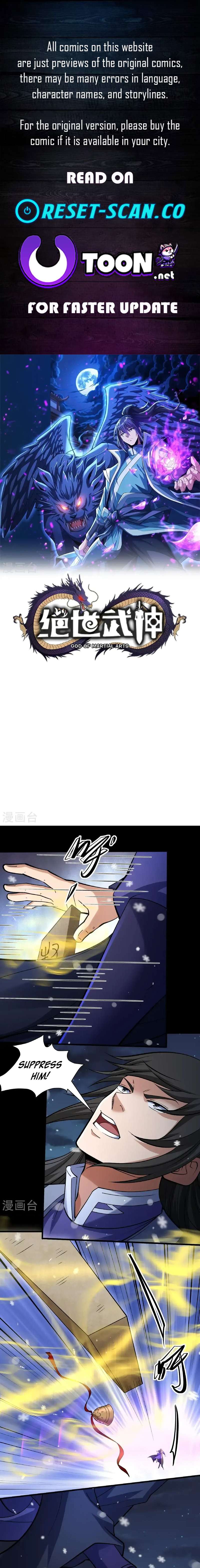 God of Martial Arts chapter 1012 page 1