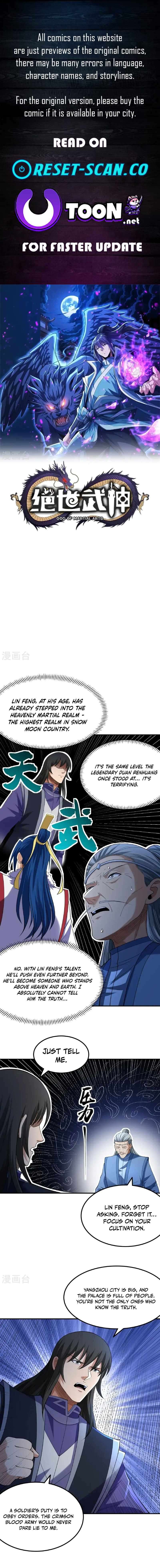 God of Martial Arts chapter 1025 page 1