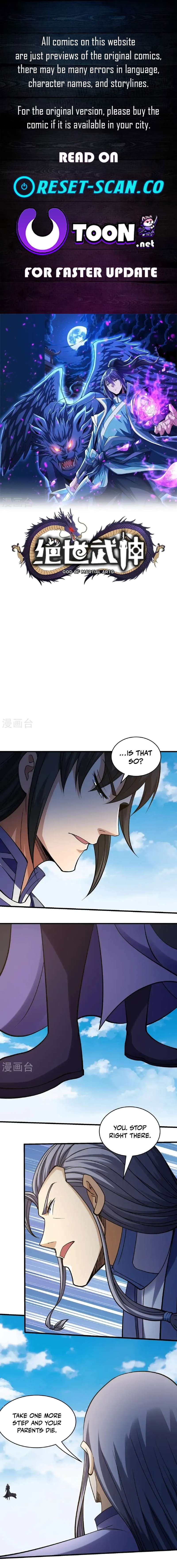 God of Martial Arts chapter 1028 page 1