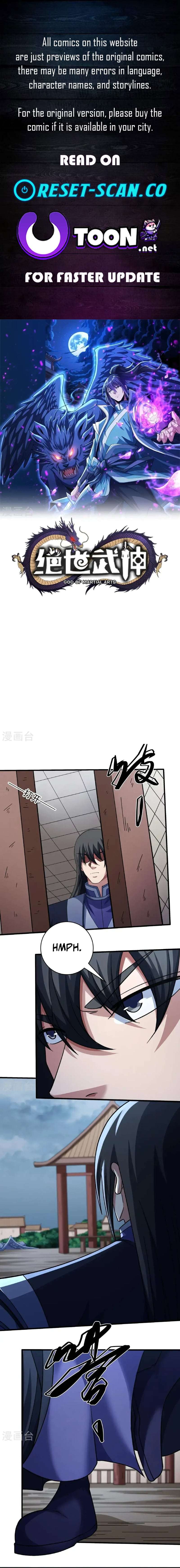 God of Martial Arts chapter 1052 page 1
