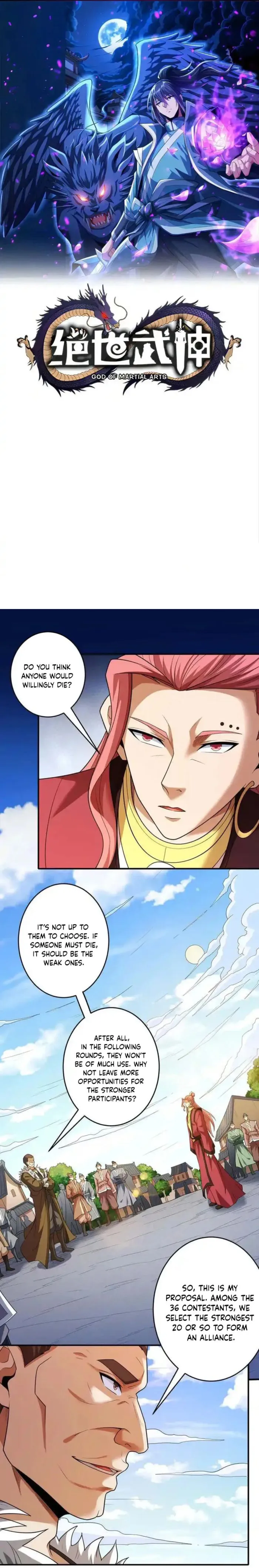 God of Martial Arts chapter 735 page 1