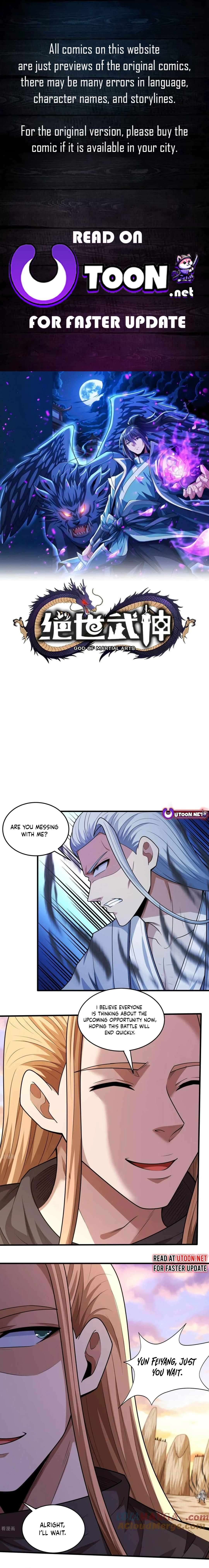 God of Martial Arts chapter 792 page 1