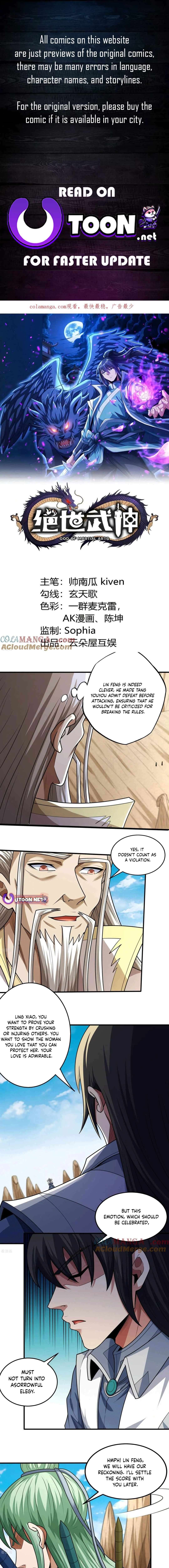 God of Martial Arts chapter 809 page 1