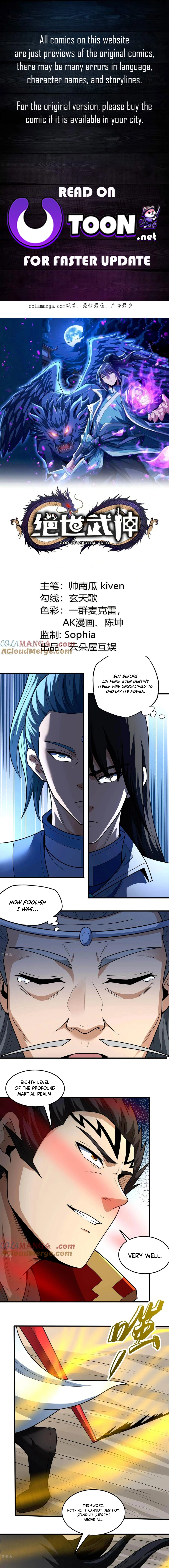 God of Martial Arts chapter 820 page 1