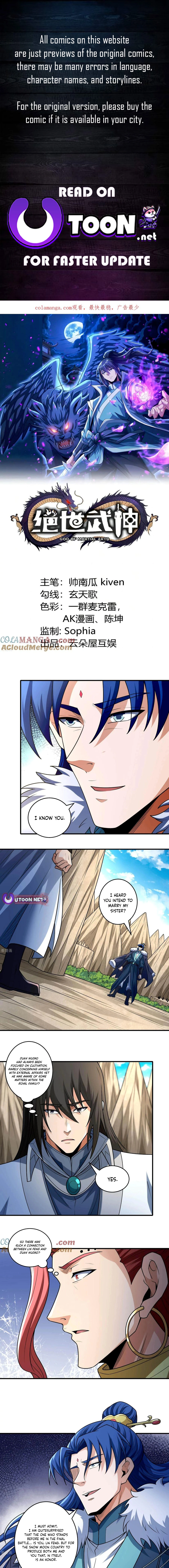 God of Martial Arts chapter 821 page 1
