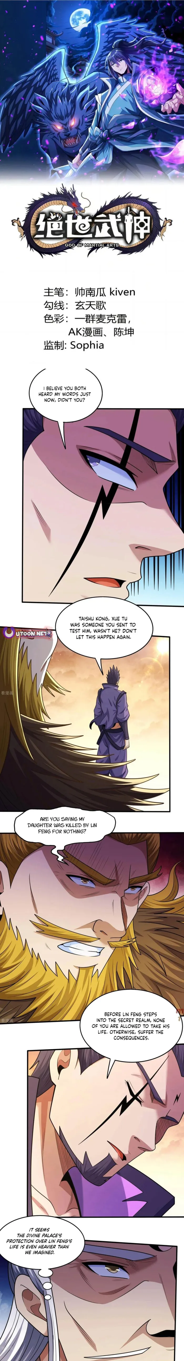 God of Martial Arts chapter 841 page 1