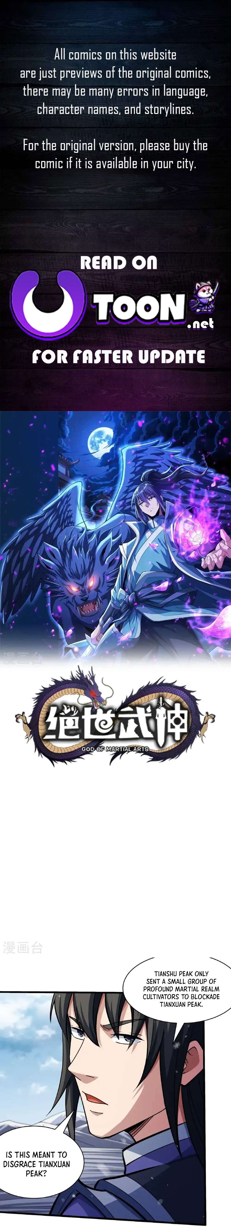 God of Martial Arts chapter 997 page 1