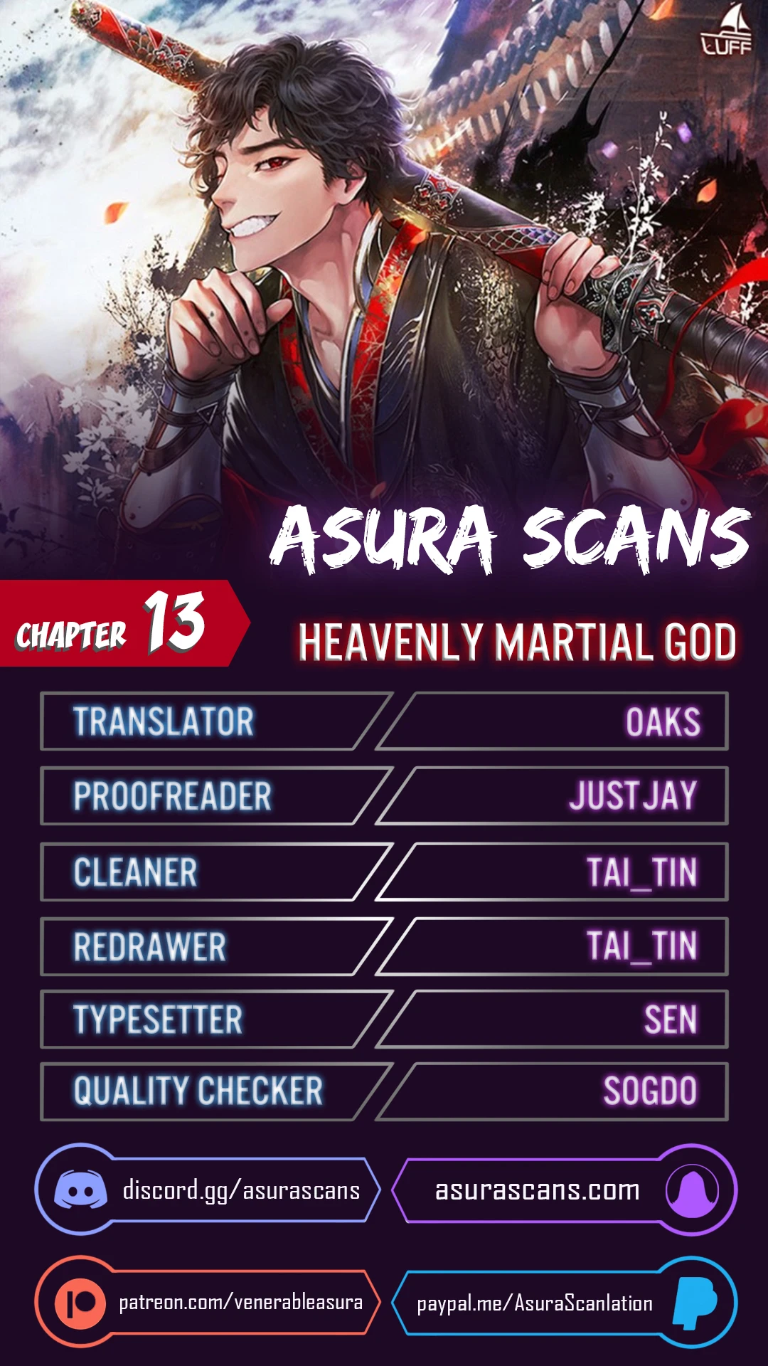 Heavenly Martial God chapter 13 page 1