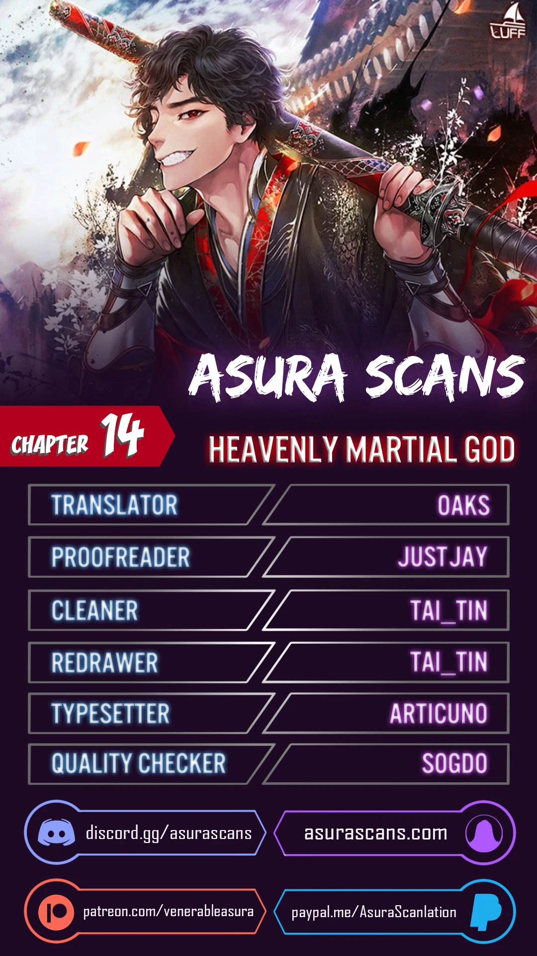 Heavenly Martial God chapter 14 page 1