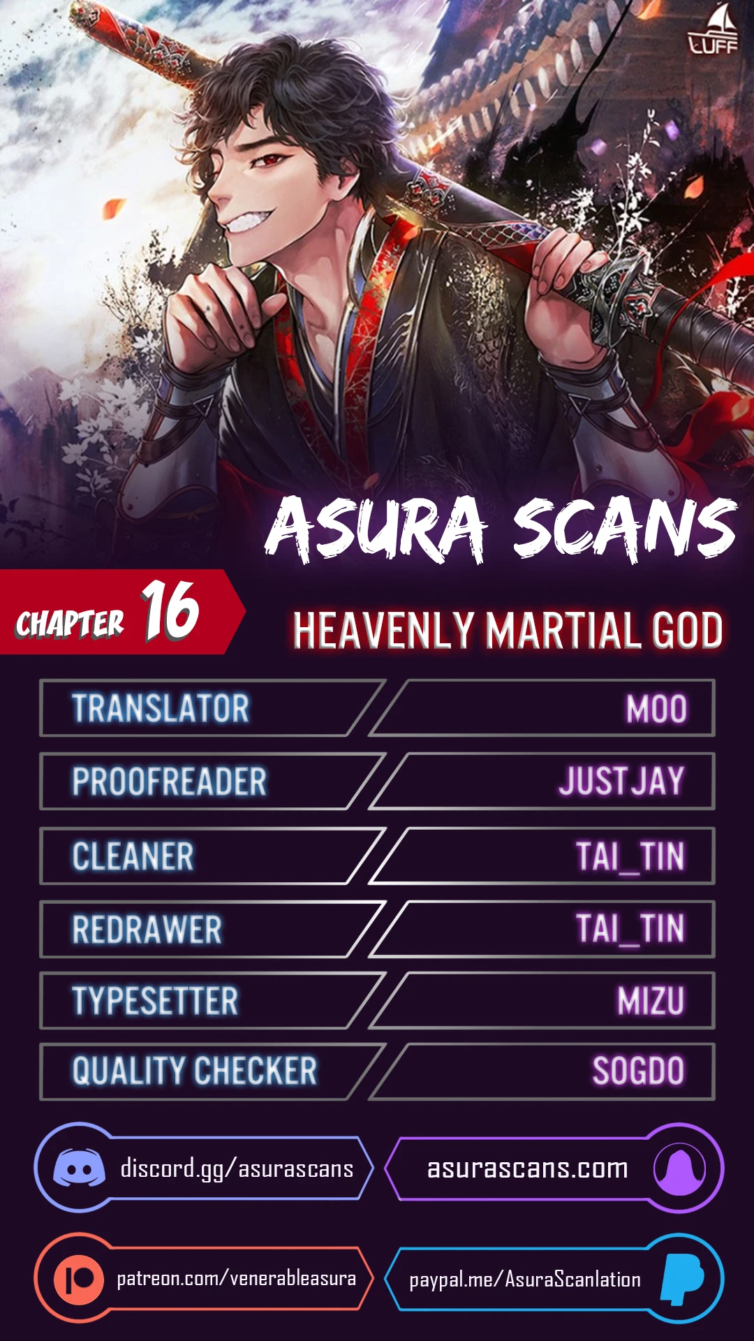 Heavenly Martial God chapter 16 page 1