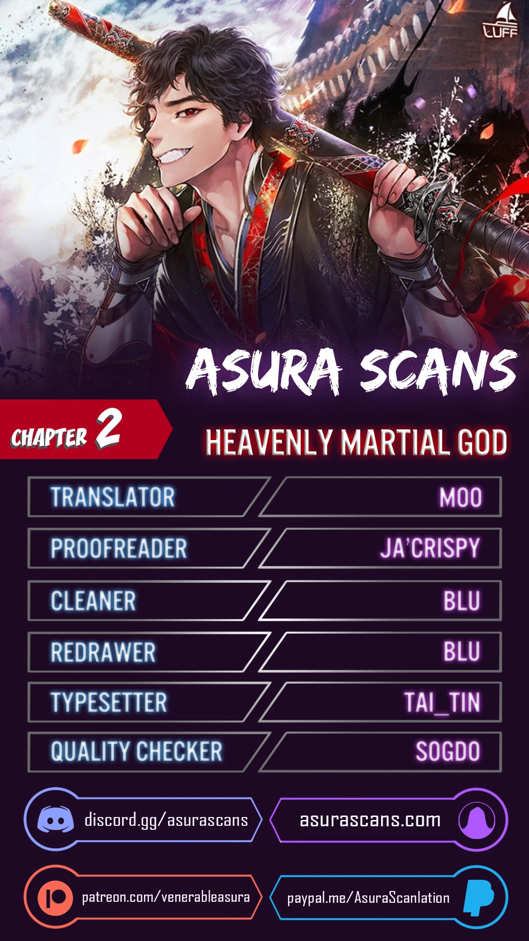 Heavenly Martial God chapter 2 page 1