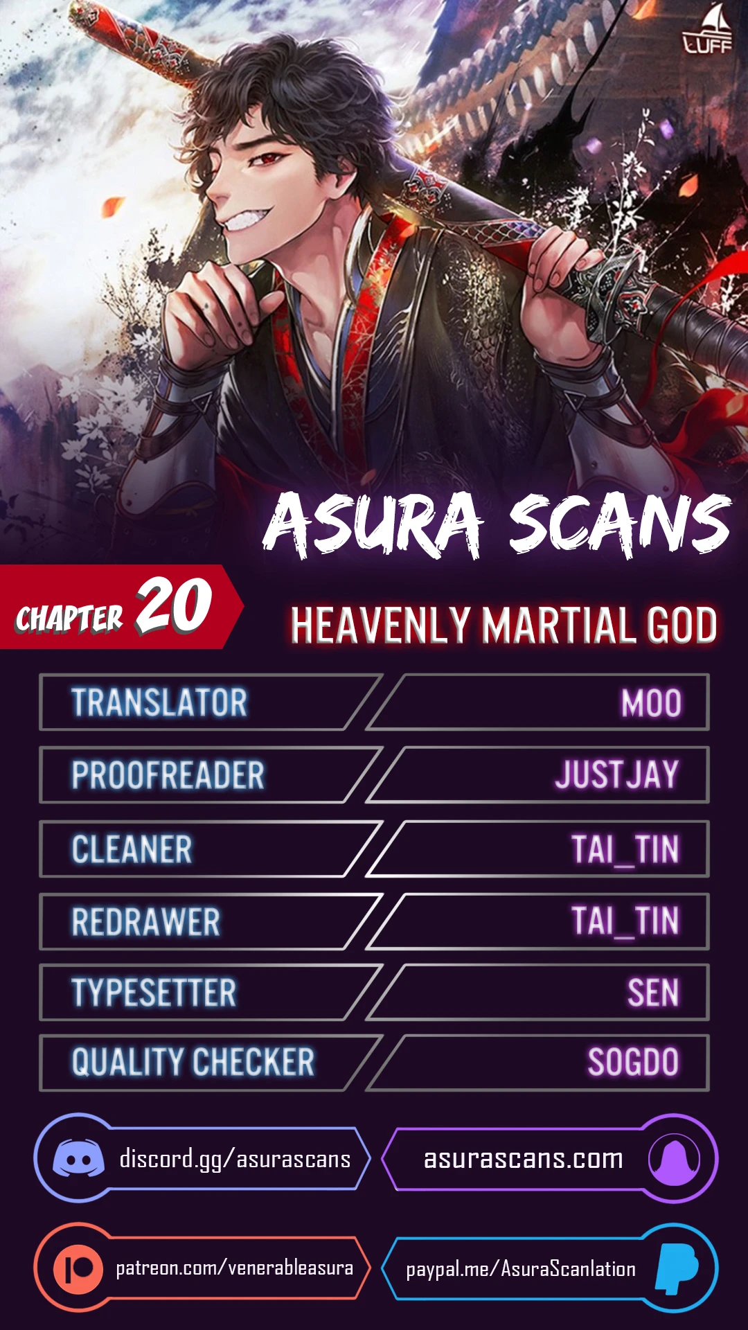 Heavenly Martial God chapter 20 page 1