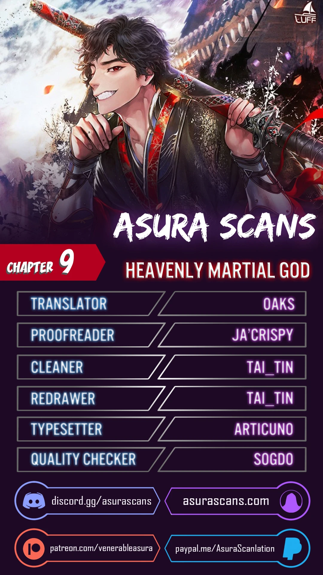 Heavenly Martial God chapter 9 page 1