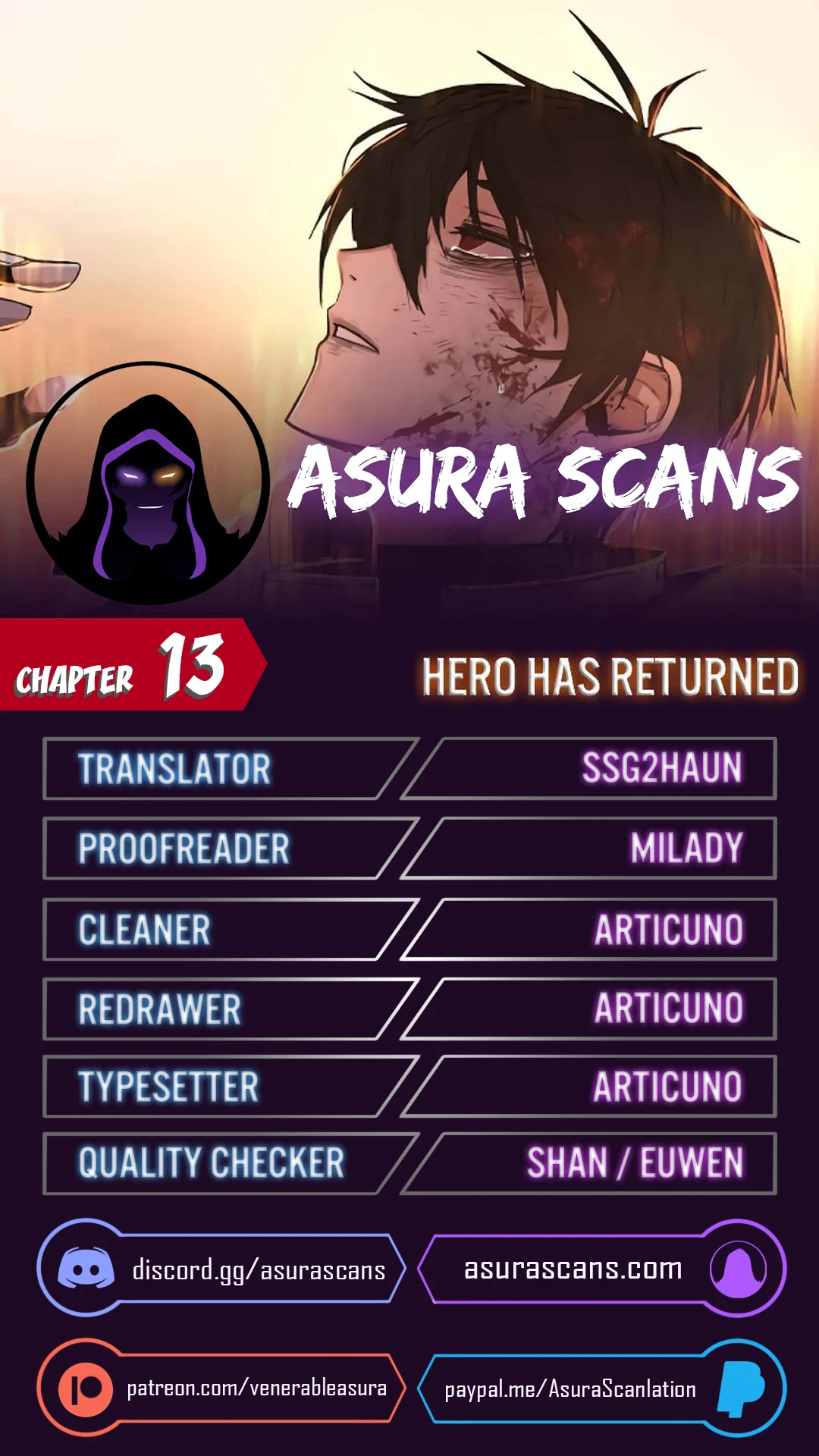 Hero Has Returned chapter 13 page 1