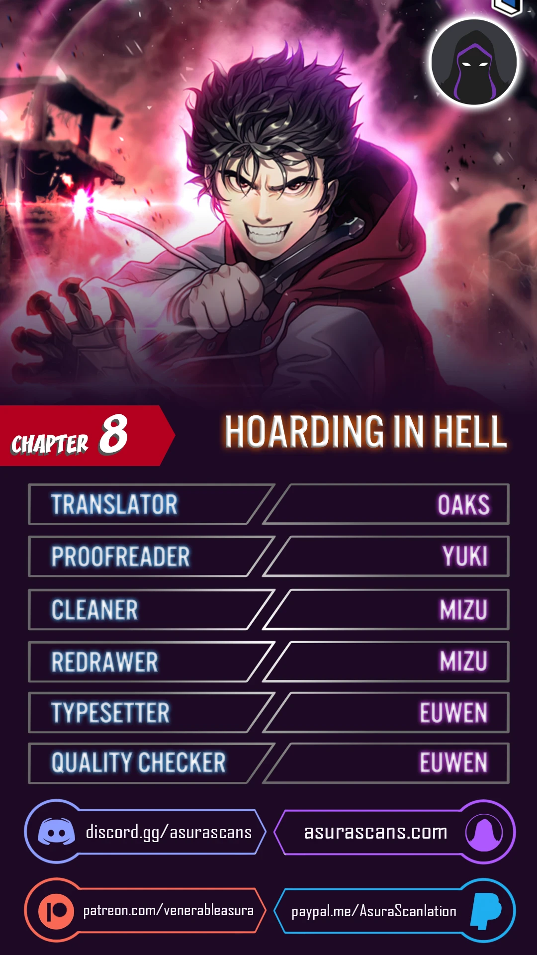 Hoarding in Hell chapter 8 page 1