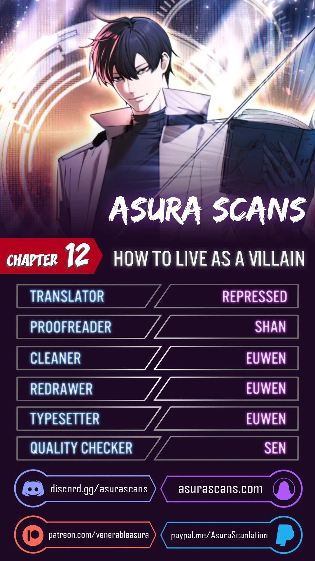 How to Live as a Villain chapter 12 page 1
