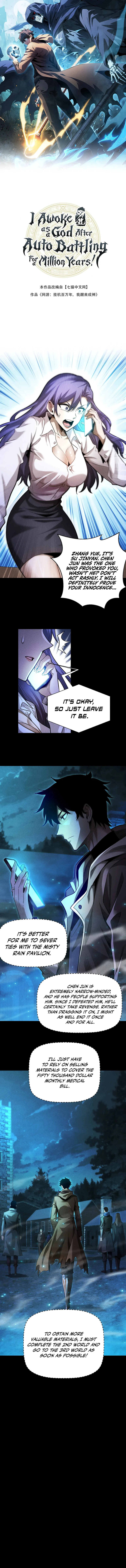 I Awoke as a God After Auto Battling for a Million Years Chapter 18 page 2