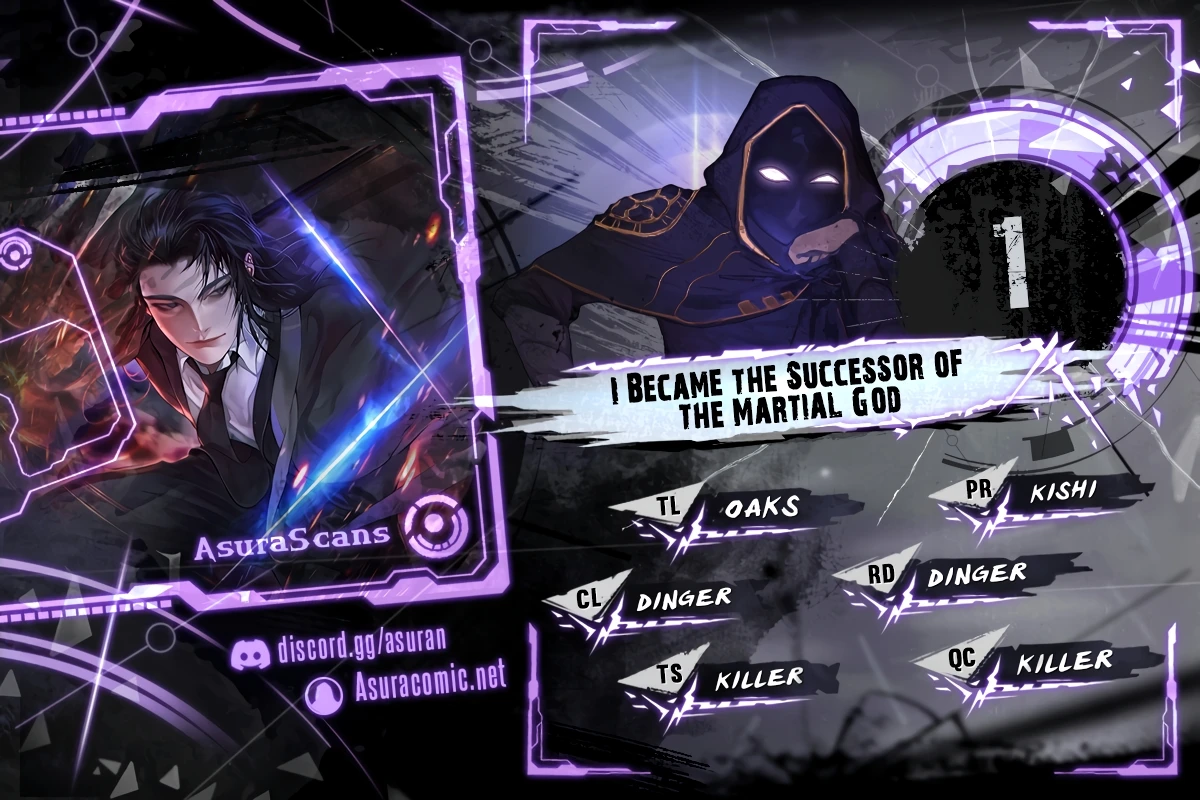 I Became the Successor of the Martial God chapter 1 page 1