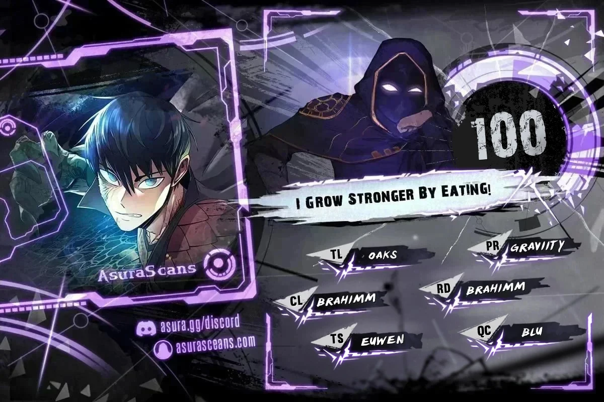 I Grow Stronger by Eating chapter 100 page 1