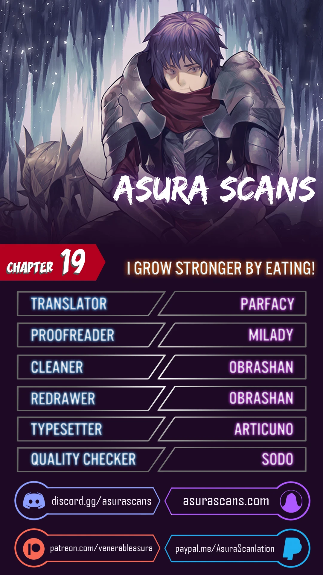 I Grow Stronger by Eating chapter 19 page 1
